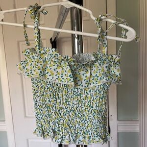 Lemon crop top